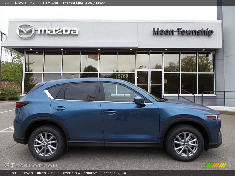 Eternal Blue Mica / Black 2023 Mazda CX-5 S Select AWD