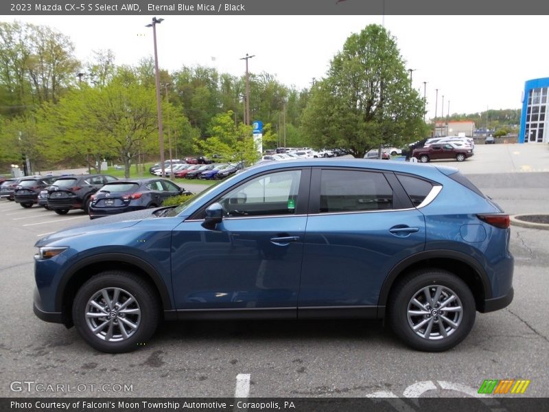 Eternal Blue Mica / Black 2023 Mazda CX-5 S Select AWD