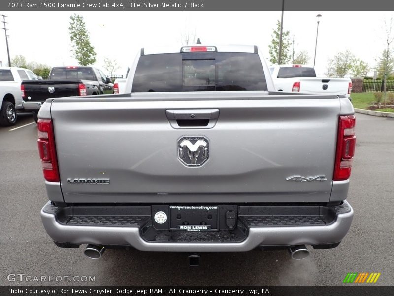 Billet Silver Metallic / Black 2023 Ram 1500 Laramie Crew Cab 4x4