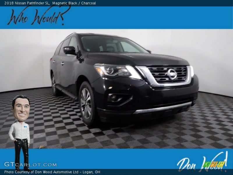 Magnetic Black / Charcoal 2018 Nissan Pathfinder SL