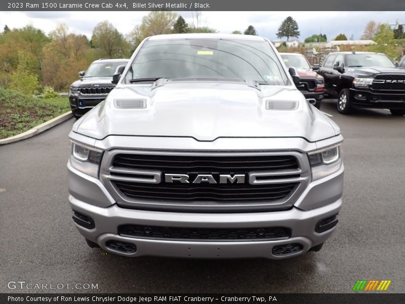 Billet Silver Metallic / Black 2023 Ram 1500 Laramie Crew Cab 4x4