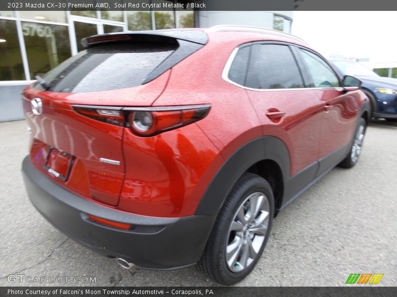 Soul Red Crystal Metallic / Black 2023 Mazda CX-30 Premium AWD