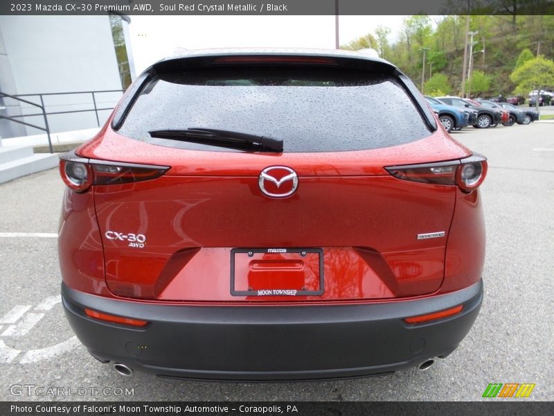 Soul Red Crystal Metallic / Black 2023 Mazda CX-30 Premium AWD