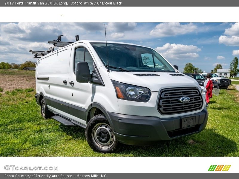 Oxford White / Charcoal Black 2017 Ford Transit Van 350 LR Long