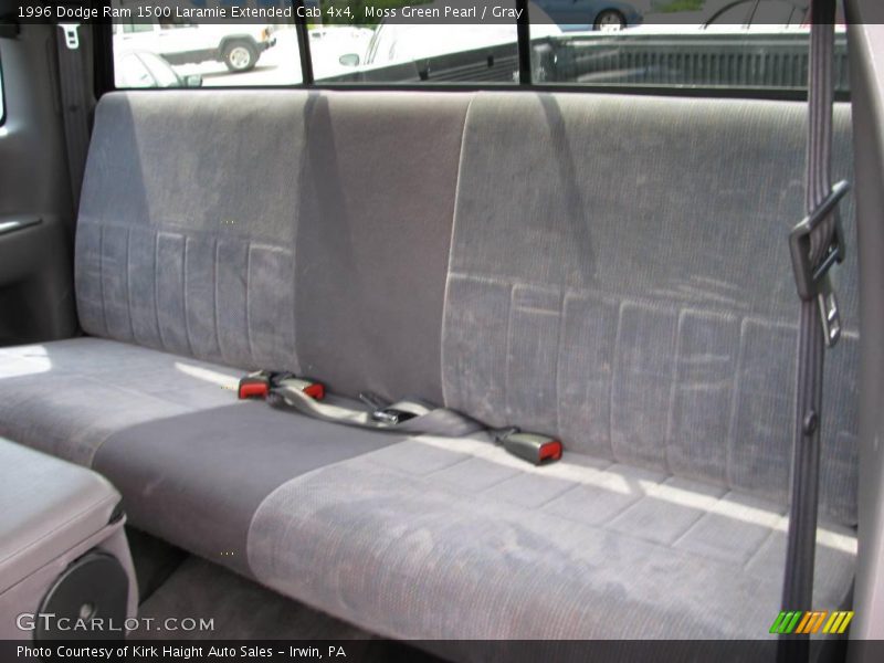 Moss Green Pearl / Gray 1996 Dodge Ram 1500 Laramie Extended Cab 4x4