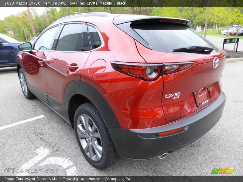 Soul Red Crystal Metallic / Black 2023 Mazda CX-30 Premium AWD