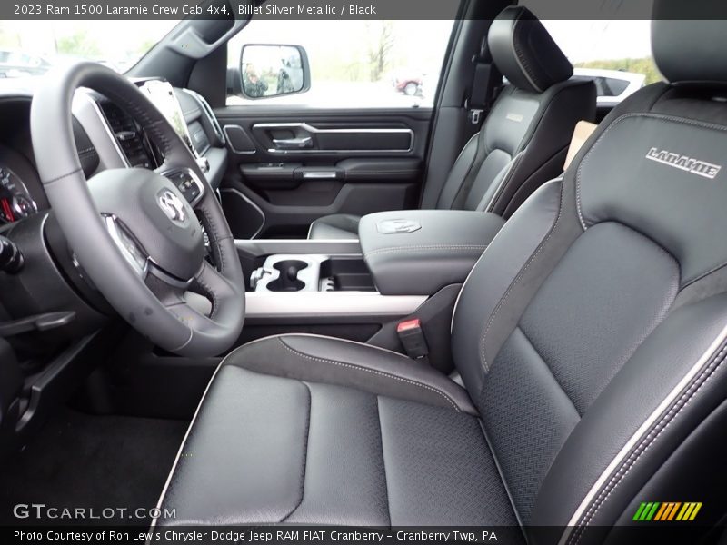 Billet Silver Metallic / Black 2023 Ram 1500 Laramie Crew Cab 4x4