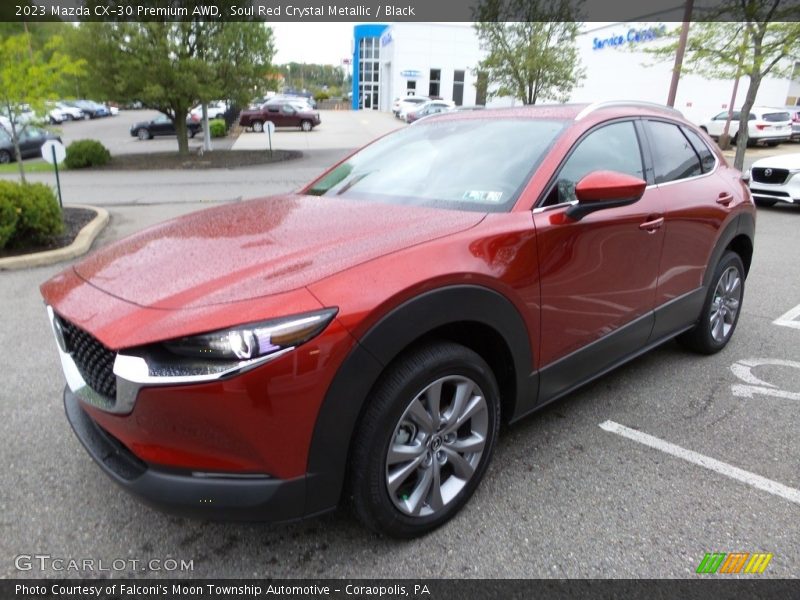 Soul Red Crystal Metallic / Black 2023 Mazda CX-30 Premium AWD
