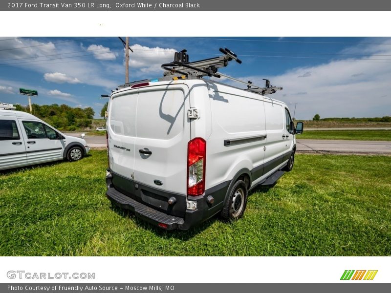 Oxford White / Charcoal Black 2017 Ford Transit Van 350 LR Long