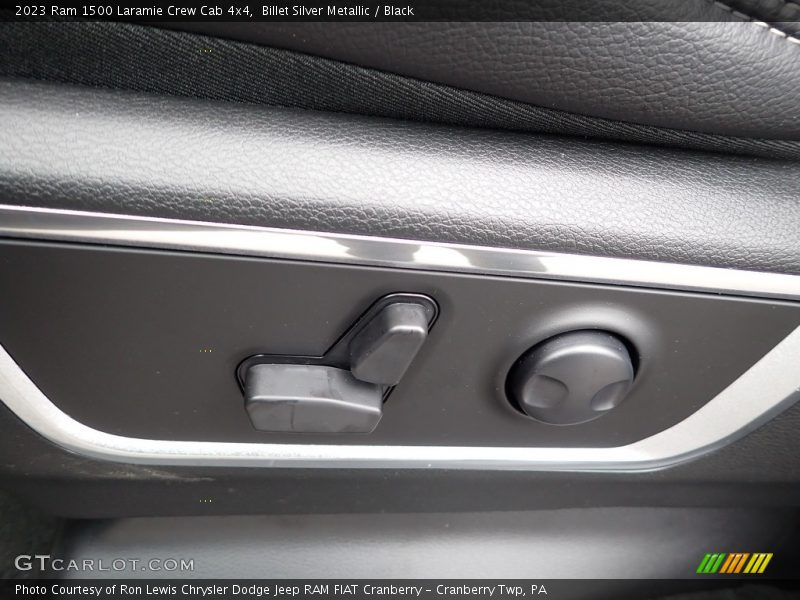 Billet Silver Metallic / Black 2023 Ram 1500 Laramie Crew Cab 4x4