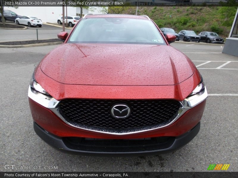 Soul Red Crystal Metallic / Black 2023 Mazda CX-30 Premium AWD