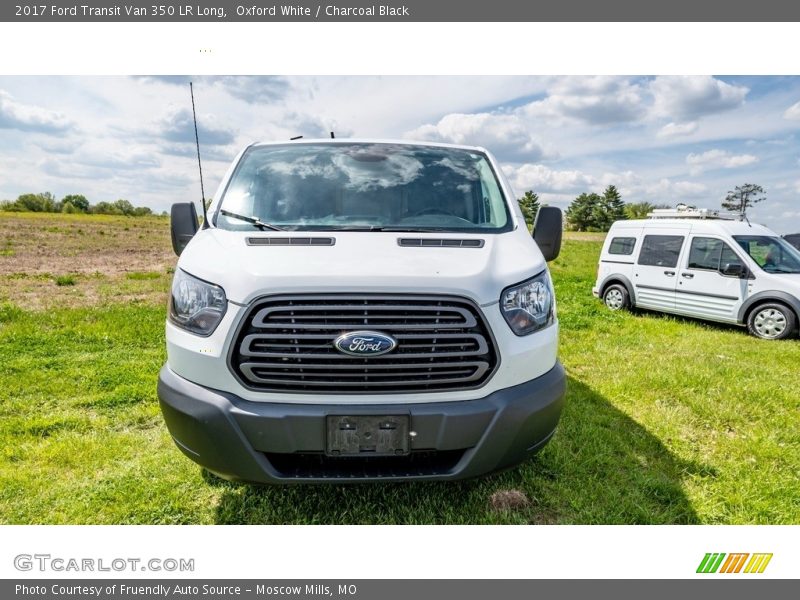 Oxford White / Charcoal Black 2017 Ford Transit Van 350 LR Long