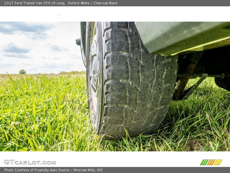Oxford White / Charcoal Black 2017 Ford Transit Van 350 LR Long