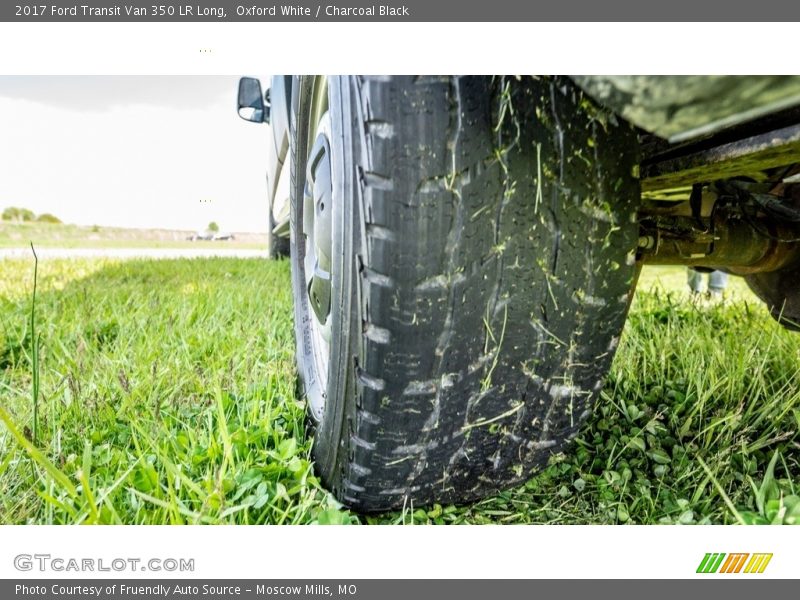 Oxford White / Charcoal Black 2017 Ford Transit Van 350 LR Long