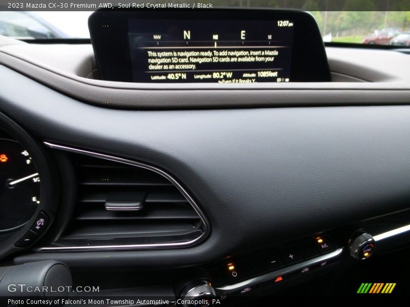 Soul Red Crystal Metallic / Black 2023 Mazda CX-30 Premium AWD