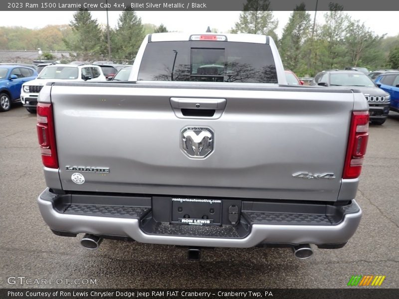 Billet Silver Metallic / Black 2023 Ram 1500 Laramie Crew Cab 4x4