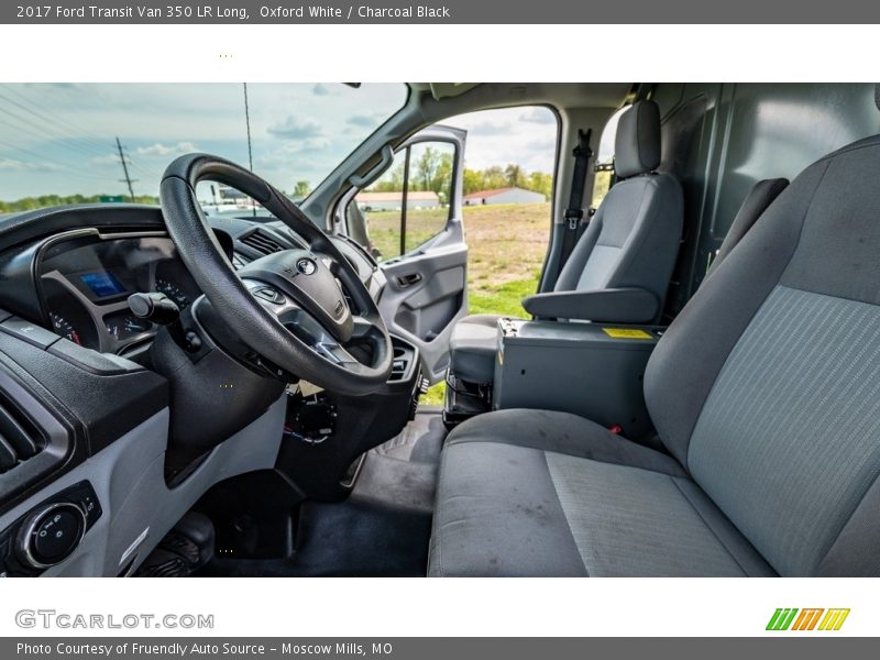 Front Seat of 2017 Transit Van 350 LR Long