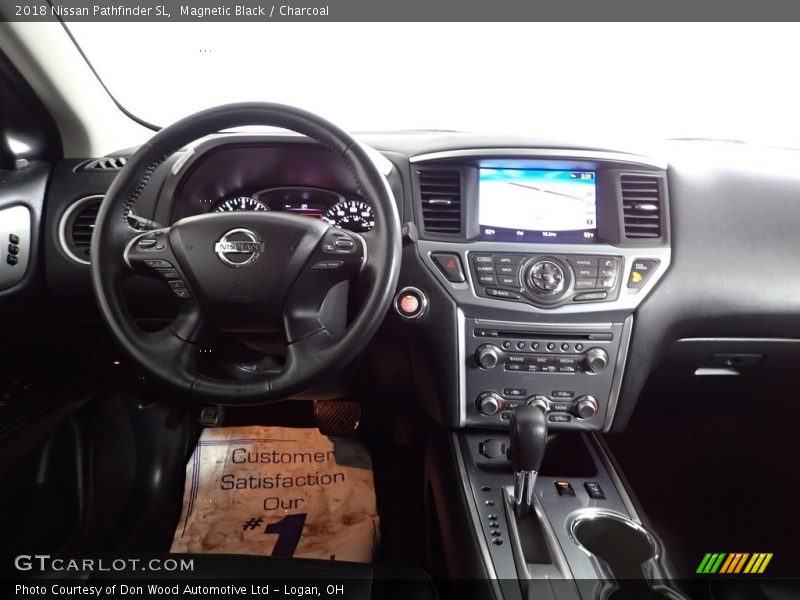 Dashboard of 2018 Pathfinder SL