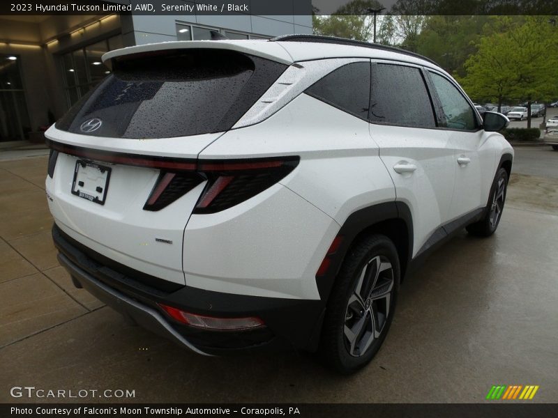 Serenity White / Black 2023 Hyundai Tucson Limited AWD