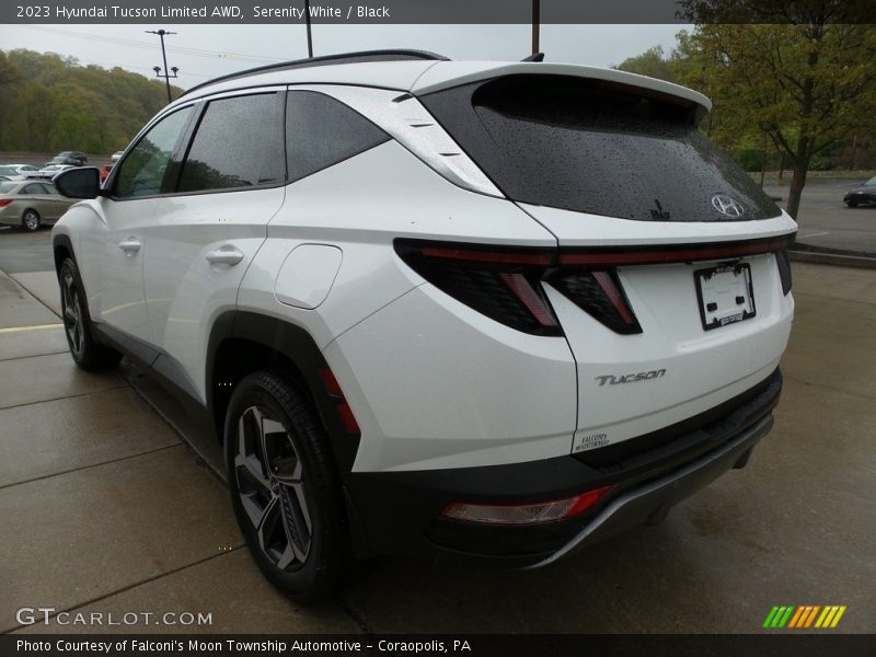 Serenity White / Black 2023 Hyundai Tucson Limited AWD