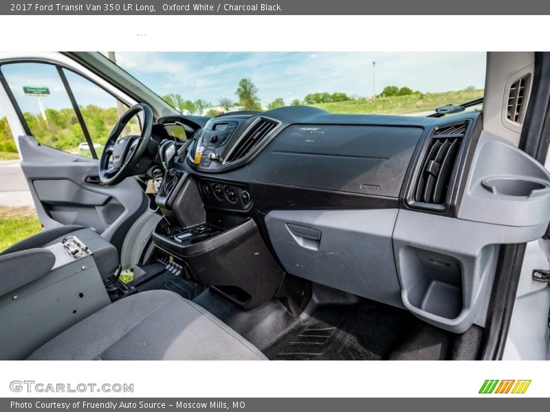 Oxford White / Charcoal Black 2017 Ford Transit Van 350 LR Long