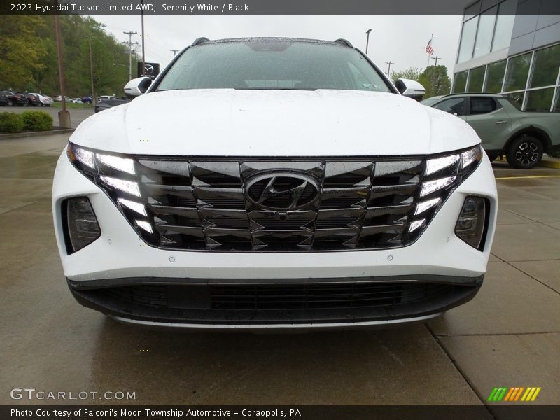 Serenity White / Black 2023 Hyundai Tucson Limited AWD