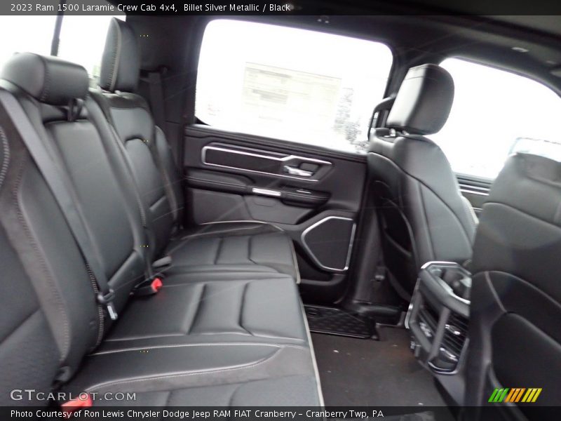 Rear Seat of 2023 1500 Laramie Crew Cab 4x4