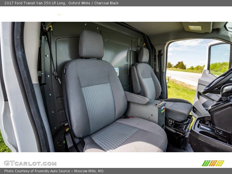 Oxford White / Charcoal Black 2017 Ford Transit Van 350 LR Long