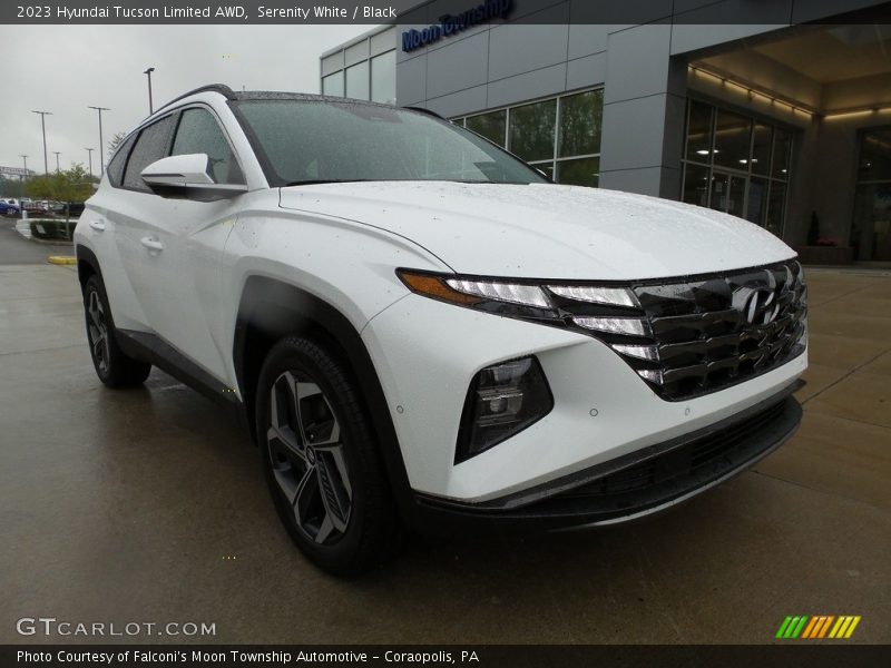 Serenity White / Black 2023 Hyundai Tucson Limited AWD