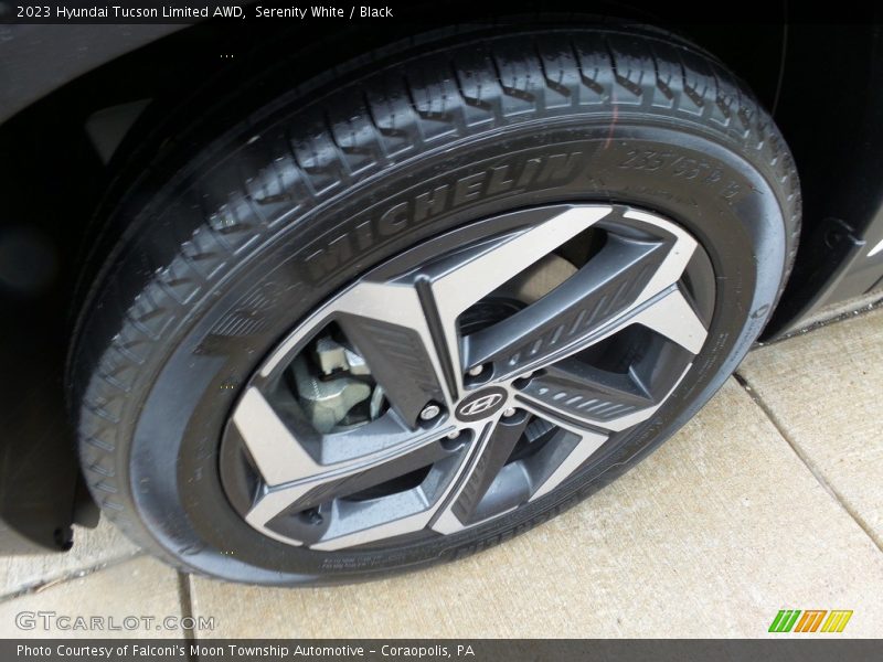 Serenity White / Black 2023 Hyundai Tucson Limited AWD