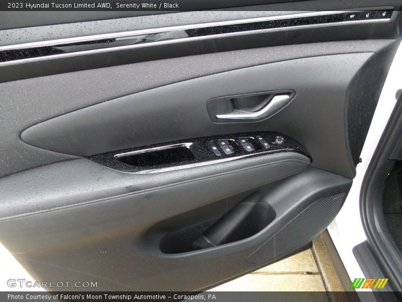 Serenity White / Black 2023 Hyundai Tucson Limited AWD