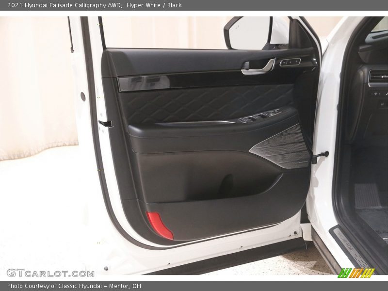 Hyper White / Black 2021 Hyundai Palisade Calligraphy AWD