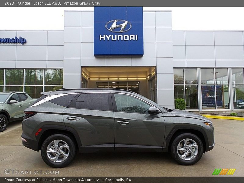 Amazon Gray / Gray 2023 Hyundai Tucson SEL AWD