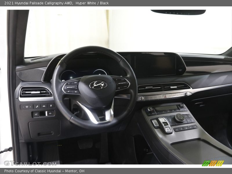 Hyper White / Black 2021 Hyundai Palisade Calligraphy AWD