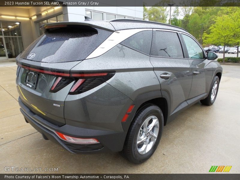 Amazon Gray / Gray 2023 Hyundai Tucson SEL AWD