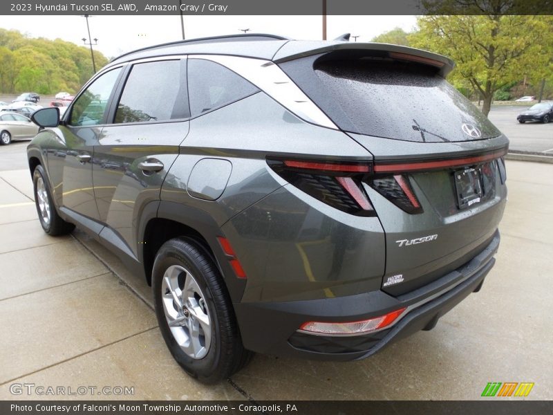 Amazon Gray / Gray 2023 Hyundai Tucson SEL AWD