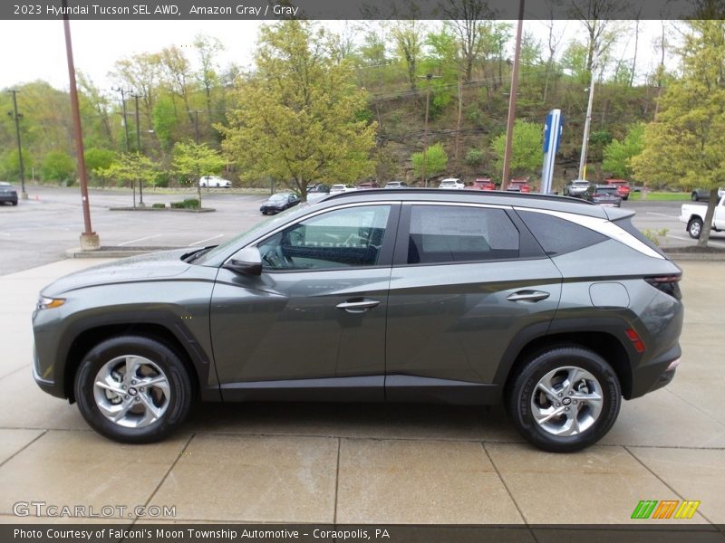 Amazon Gray / Gray 2023 Hyundai Tucson SEL AWD