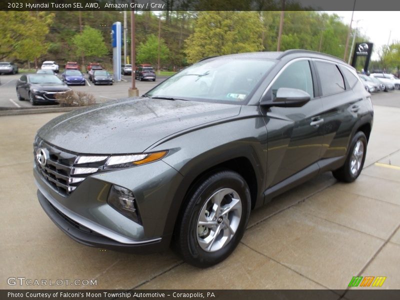 Amazon Gray / Gray 2023 Hyundai Tucson SEL AWD