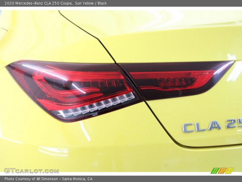 Sun Yellow / Black 2020 Mercedes-Benz CLA 250 Coupe