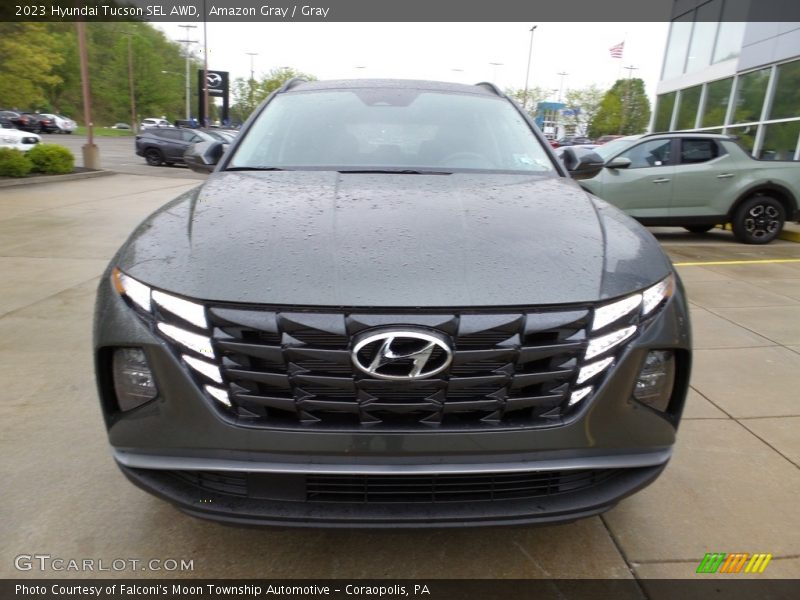 Amazon Gray / Gray 2023 Hyundai Tucson SEL AWD