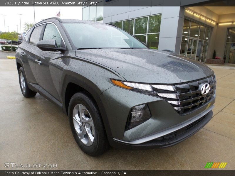 Amazon Gray / Gray 2023 Hyundai Tucson SEL AWD