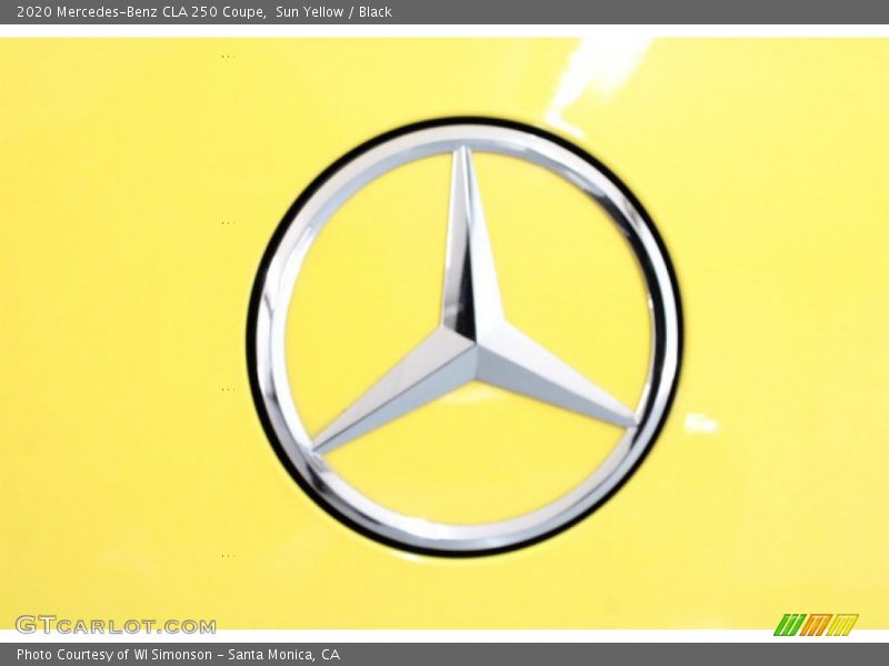 Sun Yellow / Black 2020 Mercedes-Benz CLA 250 Coupe