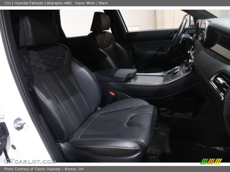 Hyper White / Black 2021 Hyundai Palisade Calligraphy AWD