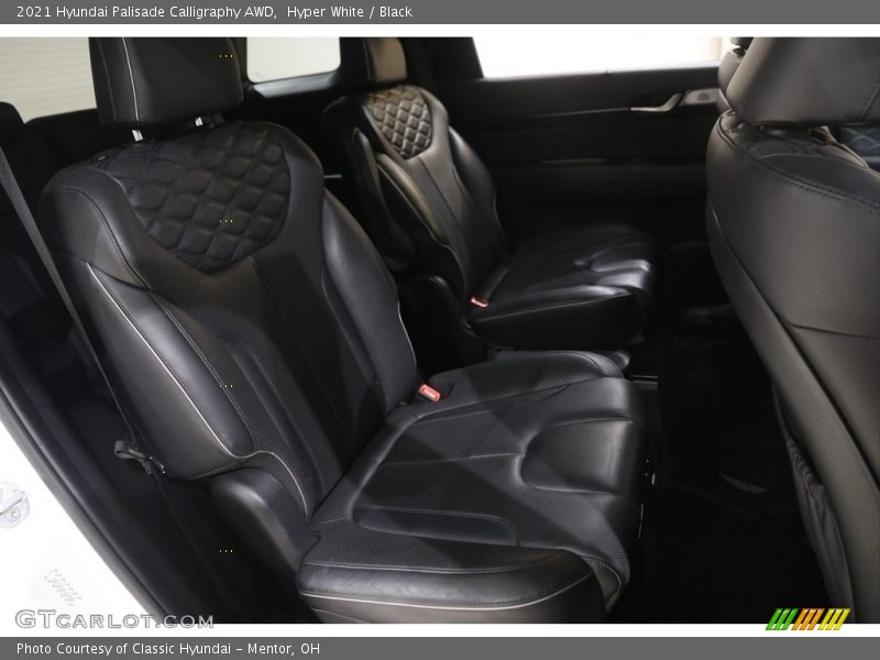 Hyper White / Black 2021 Hyundai Palisade Calligraphy AWD