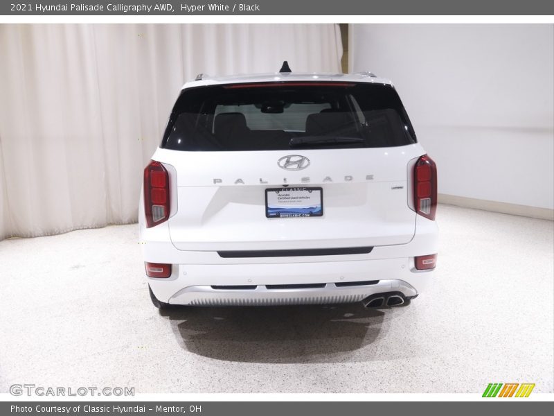 Hyper White / Black 2021 Hyundai Palisade Calligraphy AWD
