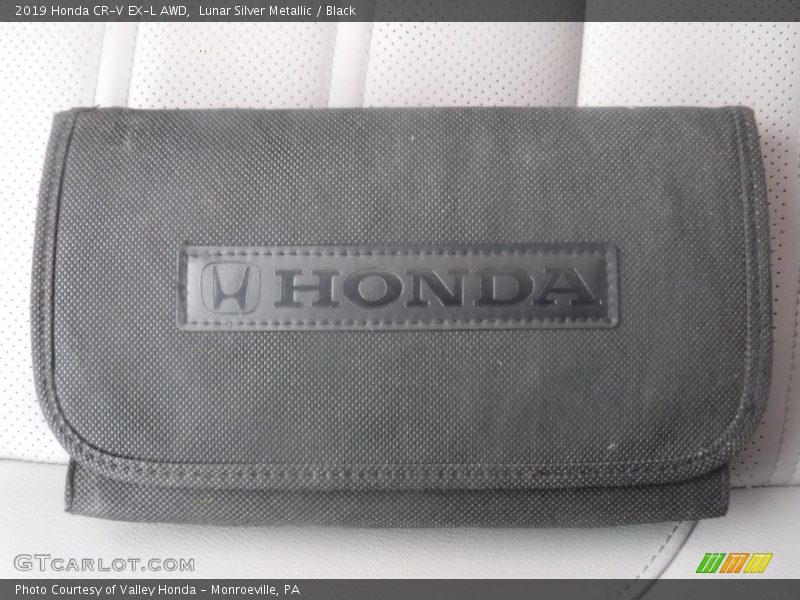 Lunar Silver Metallic / Black 2019 Honda CR-V EX-L AWD