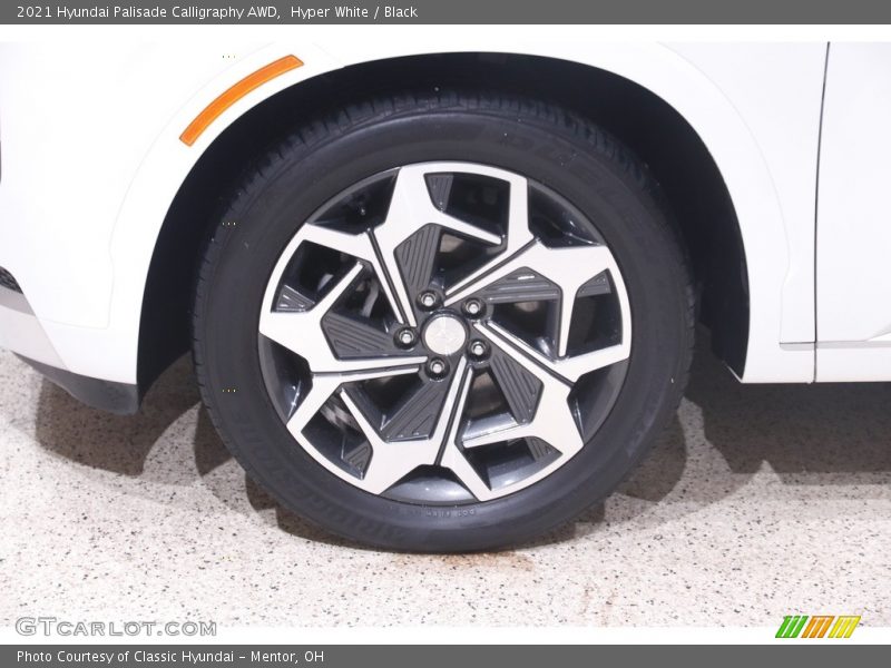 Hyper White / Black 2021 Hyundai Palisade Calligraphy AWD