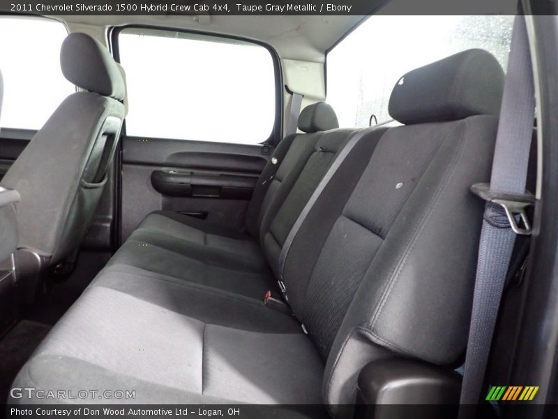 Rear Seat of 2011 Silverado 1500 Hybrid Crew Cab 4x4