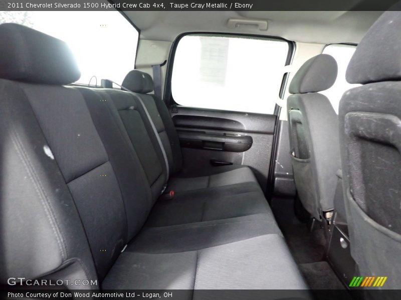 Taupe Gray Metallic / Ebony 2011 Chevrolet Silverado 1500 Hybrid Crew Cab 4x4