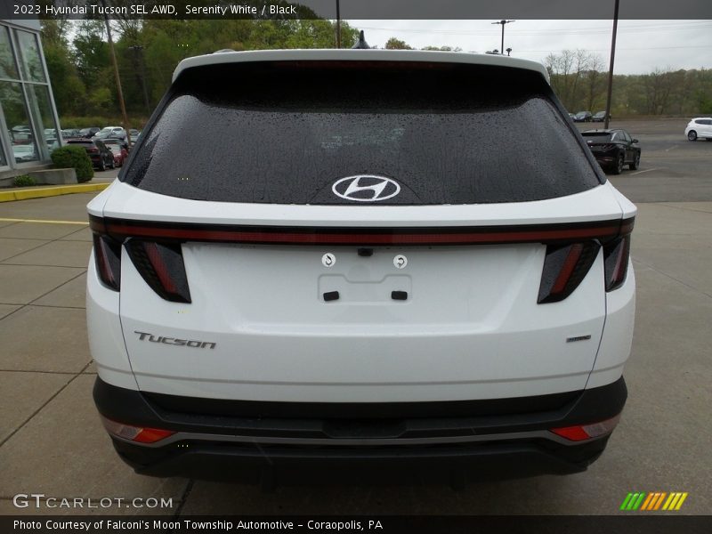 Serenity White / Black 2023 Hyundai Tucson SEL AWD